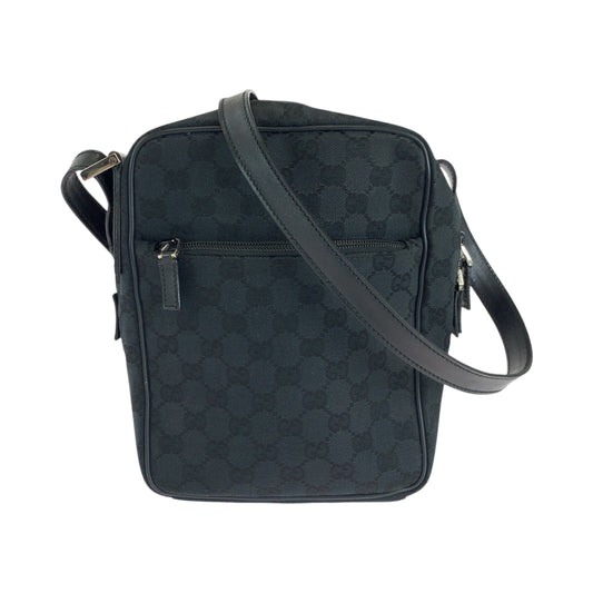 GUCCI Shoulder Bag GG canvas black