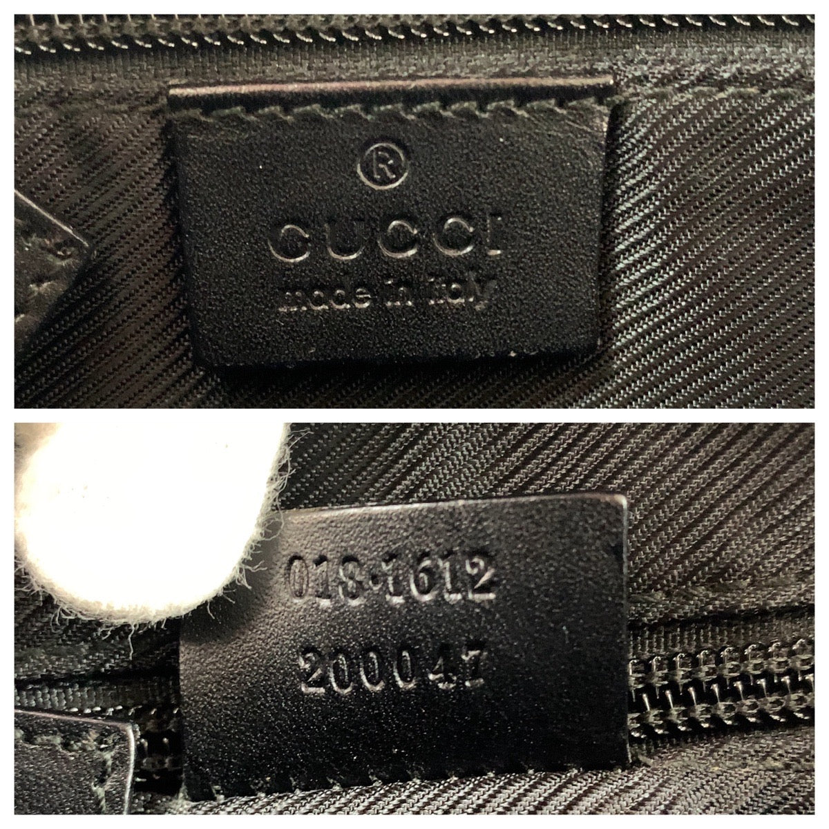 GUCCI Shoulder Bag GG canvas black