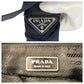 PRADA Shoulder Bag Nylon, Leather Black SilverMetal Shoulder Bag Pochette Unisex Test Triangle With logo Women Used Authentic