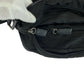 PRADA Shoulder Bag Nylon, Leather Black SilverMetal Shoulder Bag Pochette Unisex Test Triangle With logo Women Used Authentic