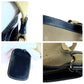 PRADA Shoulder Bag Canvas, Leather Beige Black SilverMetal Shoulder Bag Messenger bag Logo jacquard Women Used Authentic