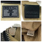 PRADA Shoulder Bag Canvas, Leather Beige Black SilverMetal Shoulder Bag Messenger bag Logo jacquard Women Used Authentic