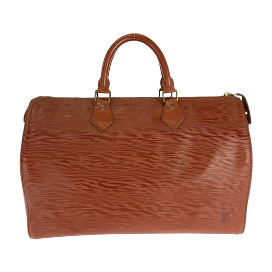 LOUIS VUITTON Handbag M42993 Epi Leather Kenya Brown Brown Gold Metal Epi Speedy 35
