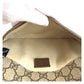 GUCCI Sling bag 493930 GG Supreme canvas, leather Beige Brown Gold Metal Sling bag Waist bag Sherry Line Neo Vintage mens Used Authentic