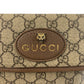 GUCCI Sling bag 493930 GG Supreme canvas, leather Beige Brown Gold Metal Sling bag Waist bag Sherry Line Neo Vintage mens Used Authentic