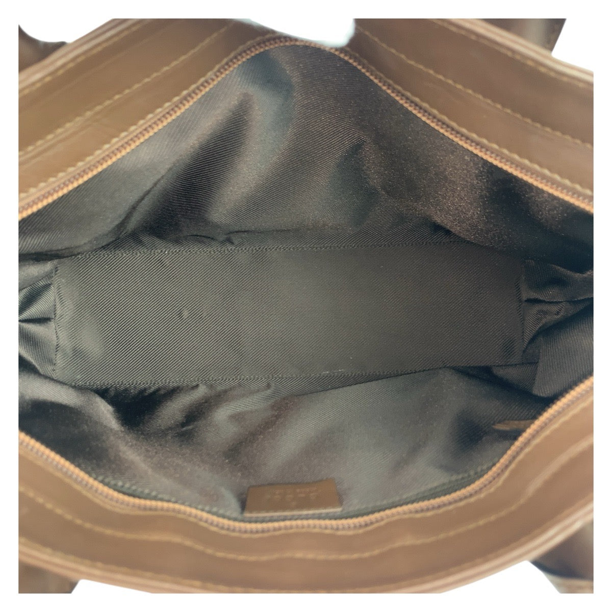 GUCCI Tote Bag 002 1119 GG canvas, leather Beige brown Tote Bag handbag Women Used Authentic