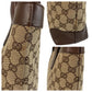 GUCCI Tote Bag 002 1119 GG canvas, leather Beige brown Tote Bag handbag Women Used Authentic