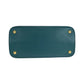 PRADA Shoulder Bag leather Green GoldMetal Saffiano Lacus
