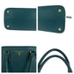 PRADA Shoulder Bag leather Green GoldMetal Saffiano Lacus