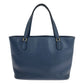 GUCCI Tote Bag 388561 leather Blue GoldMetal Tote Bag Shoulder Bag Interlocking Women Used Authentic
