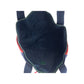 GUCCI Tote Bag 189665 Nylon Navy red green Tote Bag Shoulder Bag Sherry line Crest mens Used Authentic