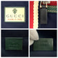 GUCCI Tote Bag 189665 Nylon Navy red green Tote Bag Shoulder Bag Sherry line Crest mens Used Authentic