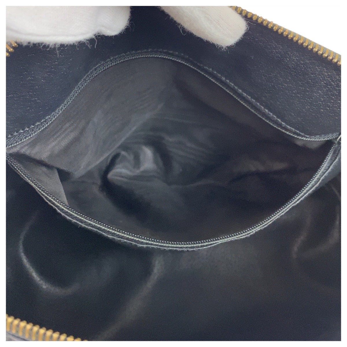 CELINE Handbag DM00/1 PVC Brown Black Gold Metal Handbag Boston Duffel bag Macadam Women Used Authentic