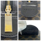 CELINE Handbag DM00/1 PVC Brown Black Gold Metal Handbag Boston Duffel bag Macadam Women Used Authentic