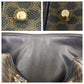 CELINE Handbag DM00/1 PVC Brown Black Gold Metal Handbag Boston Duffel bag Macadam Women Used Authentic