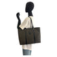 CELINE Tote Bag MC99/1 PVC Brown Black Gold Metal Tote Bag Shoulder Bag Macadam Women Used Authentic