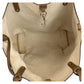 GUCCI Tote Bag 247209 GG canvas, leather Beige Gold Metal Tote Bag Shoulder Bag Women Used Authentic