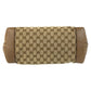 GUCCI Tote Bag 247209 GG canvas, leather Beige Gold Metal Tote Bag Shoulder Bag Women Used Authentic