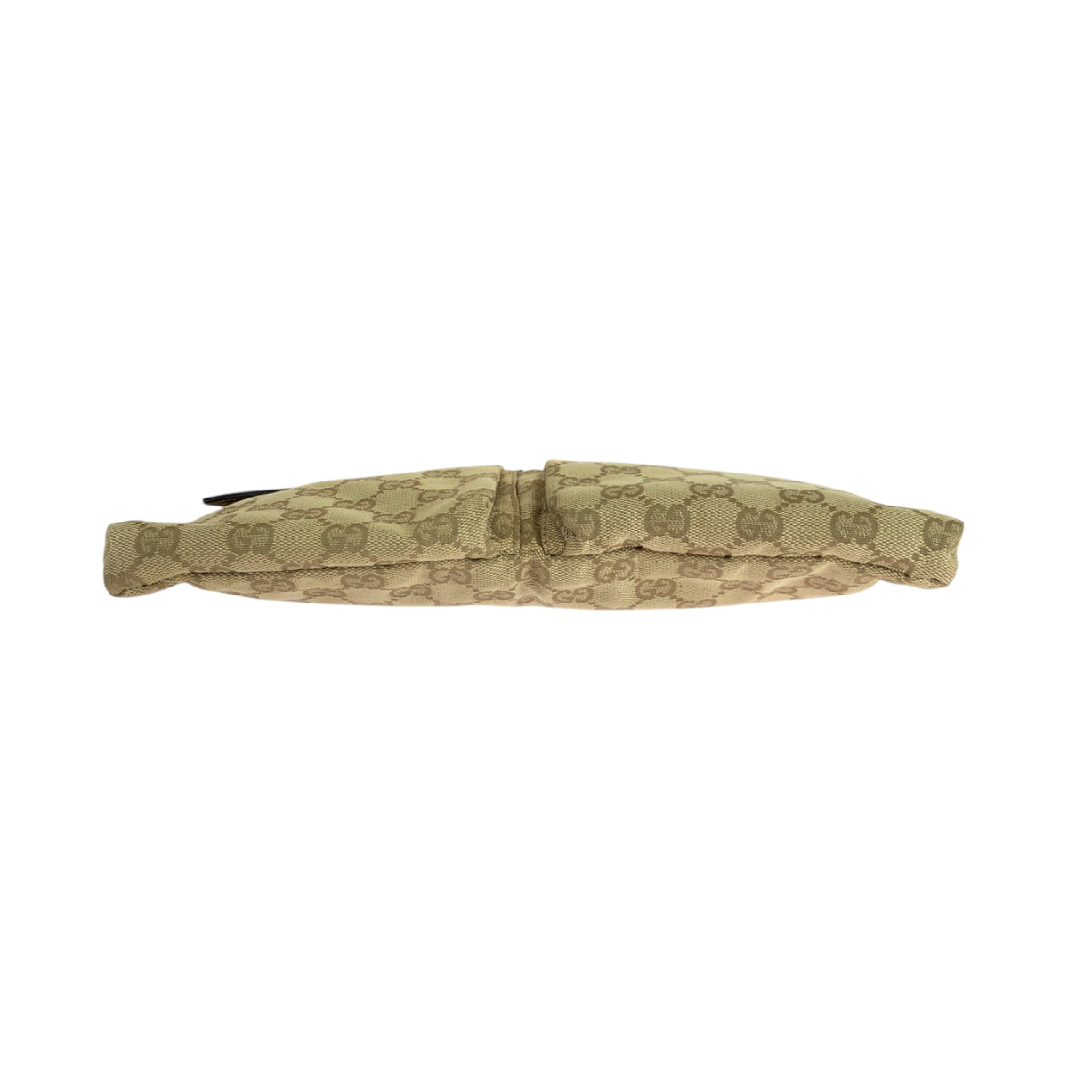 GUCCI Waist bag 28566 GG canvas Beige Gold Pink GoldMetal Waist Bag Bum Bag Sherry line Women Used Authentic