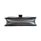 CELINE Shoulder Bag leather Silver SilverMetal Shoulder Bag pochette Women Used Authentic