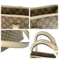 GUCCI Tote Bag 211137 GG Supreme canvas, leather Beige Ivory Tote Bag Shoulder Bag Women Used Authentic