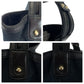 GUCCI Shoulder Bag 170414 GG canvas Black GoldMetal Hobo Shoulder Bag Women Used Authentic