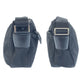 PRADA Shoulder Bag Nylon, Leather black Shoulder Bag Messenger bag Test Triangle With logo Women Used Authentic