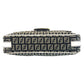 FENDI Shoulder Bag Canvas, Leather Black White Gold Metal Shoulder Bag pochette Zucchino Mamma Women Used Authentic
