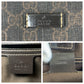 GUCCI Tote Bag 197953 GG Supreme Canvas Brown Gold Metal Tote Bag Shoulder Bag Women Used Authentic