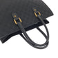 GUCCI Tote Bag 120897 GG canvas Black GoldMetal Tote Bag Shoulder Bag Women Used Authentic