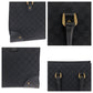 GUCCI Tote Bag 120897 GG canvas Black GoldMetal Tote Bag Shoulder Bag Women Used Authentic