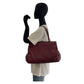 GUCCI Tote Bag 257063 leather Wine Red Gold Metal Tote Bag Shoulder Bag Guccisima Mayfair Women Used Authentic