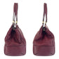 GUCCI Tote Bag 257063 leather Wine Red Gold Metal Tote Bag Shoulder Bag Guccisima Mayfair Women Used Authentic