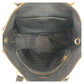 PRADA Handbag leather Black GoldMetal Handbag Tote Bag Vitterodino Women Used Authentic