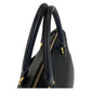 PRADA Handbag leather Black GoldMetal Handbag Tote Bag Vitterodino Women Used Authentic
