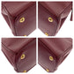 PRADA Shoulder Bag leather Bordeaux Gold Metal Safiano Galleria