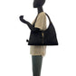 GUCCI Shoulder Bag 002 1066 GG canvas, leather Black SilverMetal Jackie Women Used Authentic
