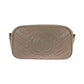 GUCCI Shoulder Bag 447632 leather Beige Gold Metal quilting GG Marmont