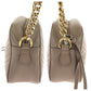 GUCCI Shoulder Bag 447632 leather Beige Gold Metal quilting GG Marmont