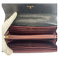 CHANEL Long Wallet Purse Caviar skin Black GoldMetal Long Wallet Purse Matrasse COCO Mark Women Used Authentic