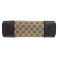 GUCCI Shoulder Bag 114273 GG canvas, leather Brown Silver Metal Shoulder Bag pochette Women Used Authentic