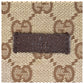 GUCCI Shoulder Bag 114273 GG canvas, leather Brown Silver Metal Shoulder Bag pochette Women Used Authentic