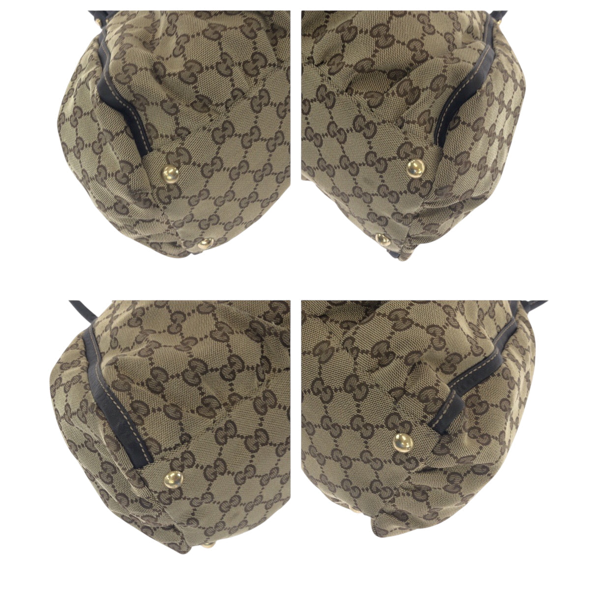 GUCCI Handbag 189855 GG canvas Beige brown Abbey