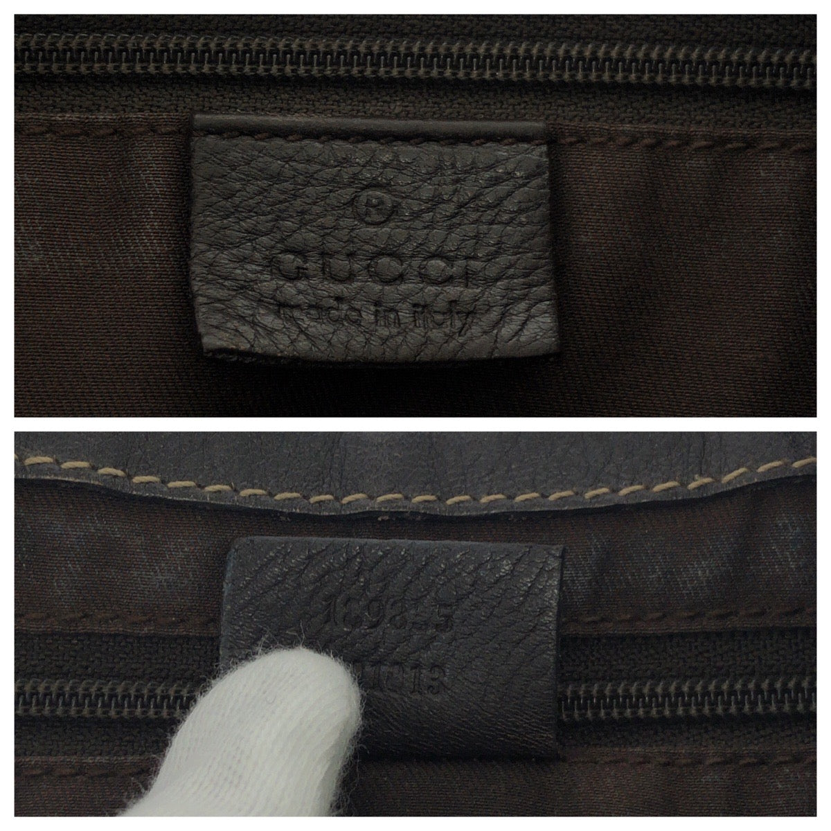GUCCI Handbag 189855 GG canvas Beige brown Abbey