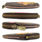 LOUIS VUITTON Coin case M69057 PVC Brown Yellow Gold Metal Coin case Coin Pocket Monogram Portomone Ron Vivienne Women Used Authentic