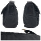 PRADA Shoulder Bag Nylon Black black Shoulder Bag Pochette Unisex Test Triangular logo Women Used Authentic