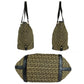 FENDI Tote Bag 8BH197 Canvas, Leather Brown Gold Metal Tote Bag Shoulder Bag Zucchino Women Used Authentic