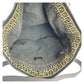 FENDI Tote Bag 8BH197 Canvas, Leather Brown Gold Metal Tote Bag Shoulder Bag Zucchino Women Used Authentic
