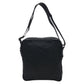 PRADA Shoulder Bag Nylon Black black Shoulder bag Messenger bag Test Triangular logo mens Used Authentic