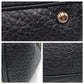 PRADA Shoulder Bag Nylon, Leather black Tote Bag Shoulder Bag Vitello Dino Tessuto Triangular logo Women Used Authentic